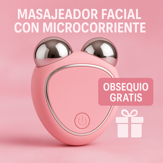Masajeador Facial Eléctrico con Microcorriente + 🔥INCLUYE OBSEQUIO GRATIS 🔥